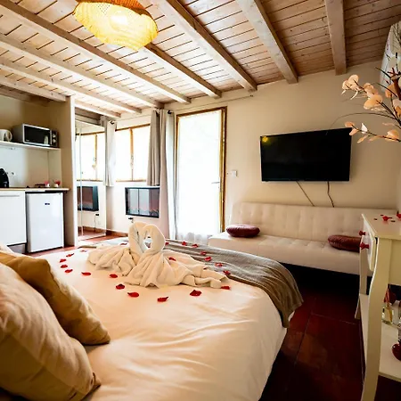 Romantique Jacuzzi Ou Balneo Privatif Et Jardin Au Temps Des Cerises بيت ضيافة 4*