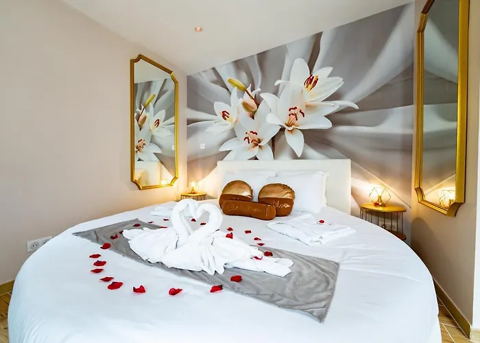 Romantique Jacuzzi Ou Balneo Privatif Et Jardin Au Temps Des Cerises Gasthof 4*